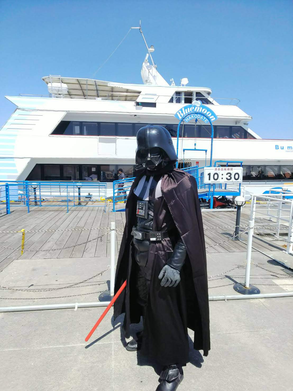 ダースベイダー様ご乗船いただきました Hakodate Factory ダースベイダー様ご乗船いただきました Hakodate Factory